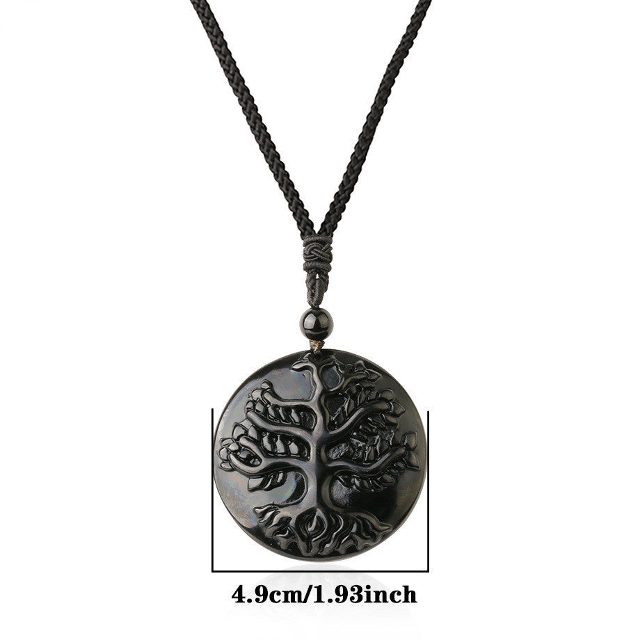 Natural Semi Precious Stone Animal Pendant Necklace