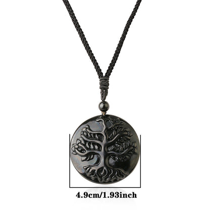 Natural Semi Precious Stone Animal Pendant Necklace