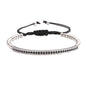 4mm copper bead adjustable braided bracelet