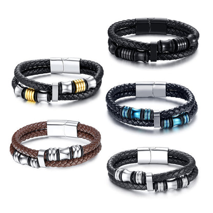 Stainless steel braided bracelet